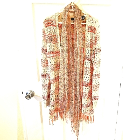 Crystal Kobe Cardigan 100% Cotton  with Scarf - Picture 1 of 3